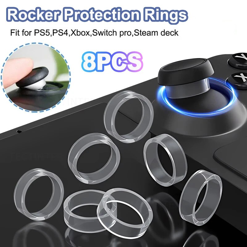 Board Game Steam - 8 PCS Ring Cover Elastic Protective