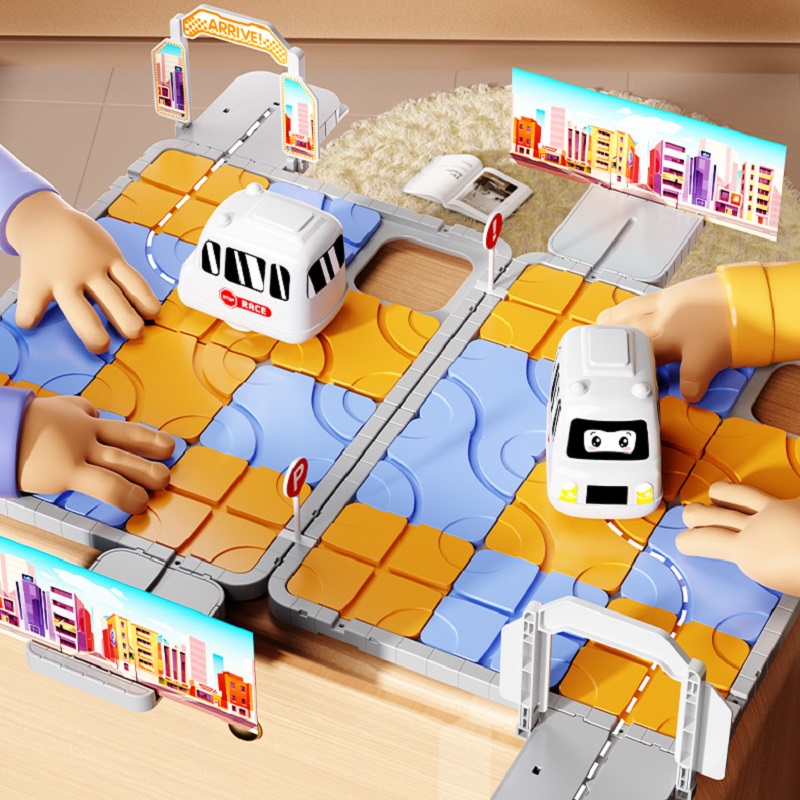 Board Game Race Track - DIY City Adventure 3D Puzzle Race