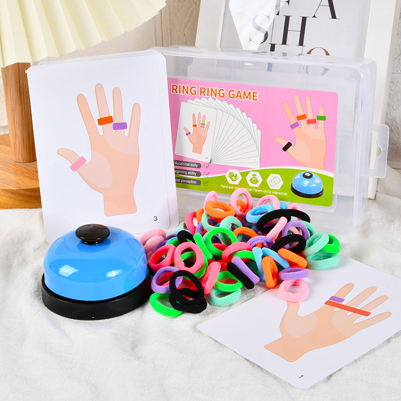 Board Game Enthusiast - Kids Finger Ring Board Game Color