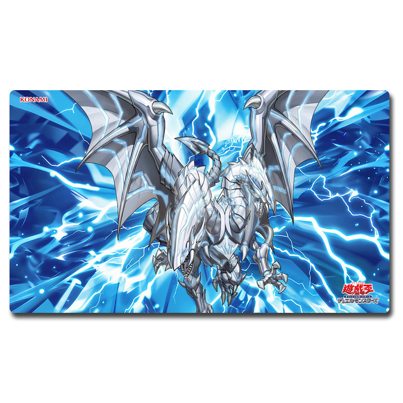 Board Game Yugioh - 600X350X2Mm Diy Yu-Gi-Oh! Blue-Eyes Twin Burst