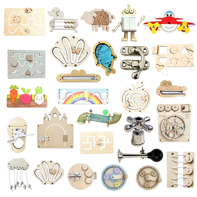 Board Game Enthusiast - Kids Busy Board DIY Accessories Baby