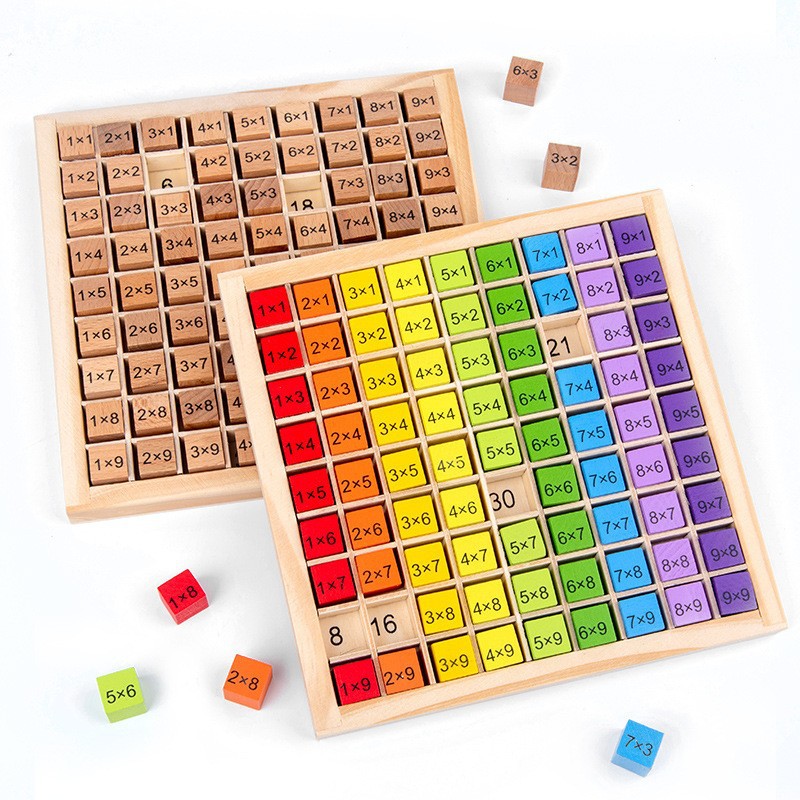 Board Game Enthusiast - Montessori Children Educational Toys Wooden Multiplication