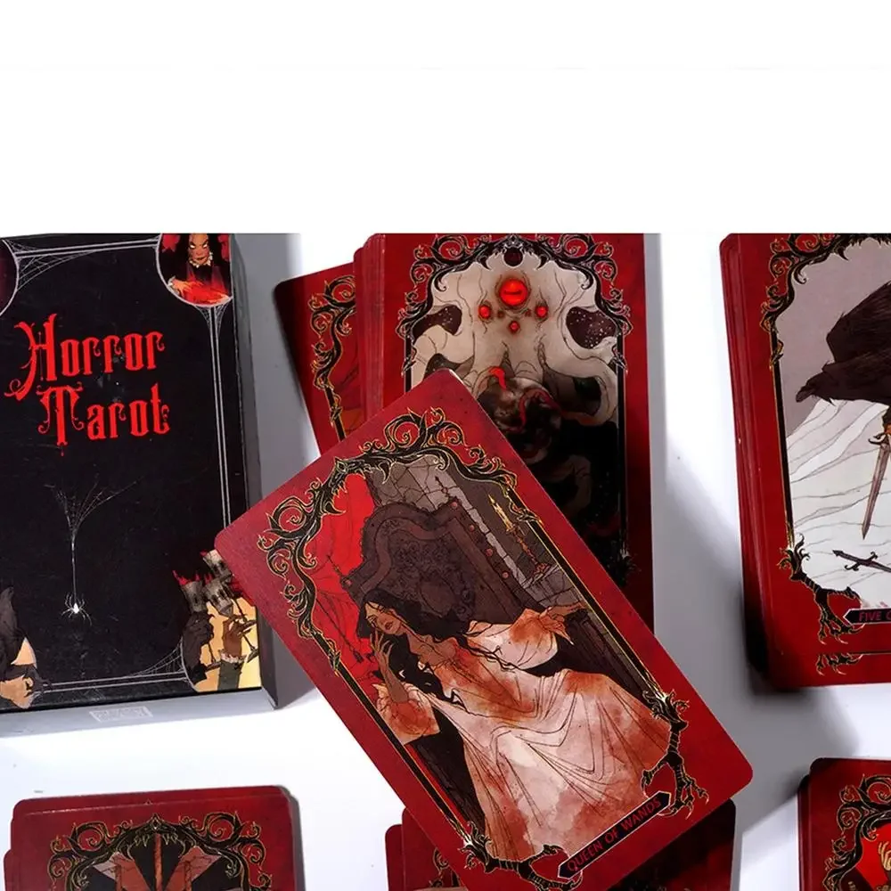 Board Game Or Boardgame - Horror Tarot Cards Pocket Printing 78-Card
