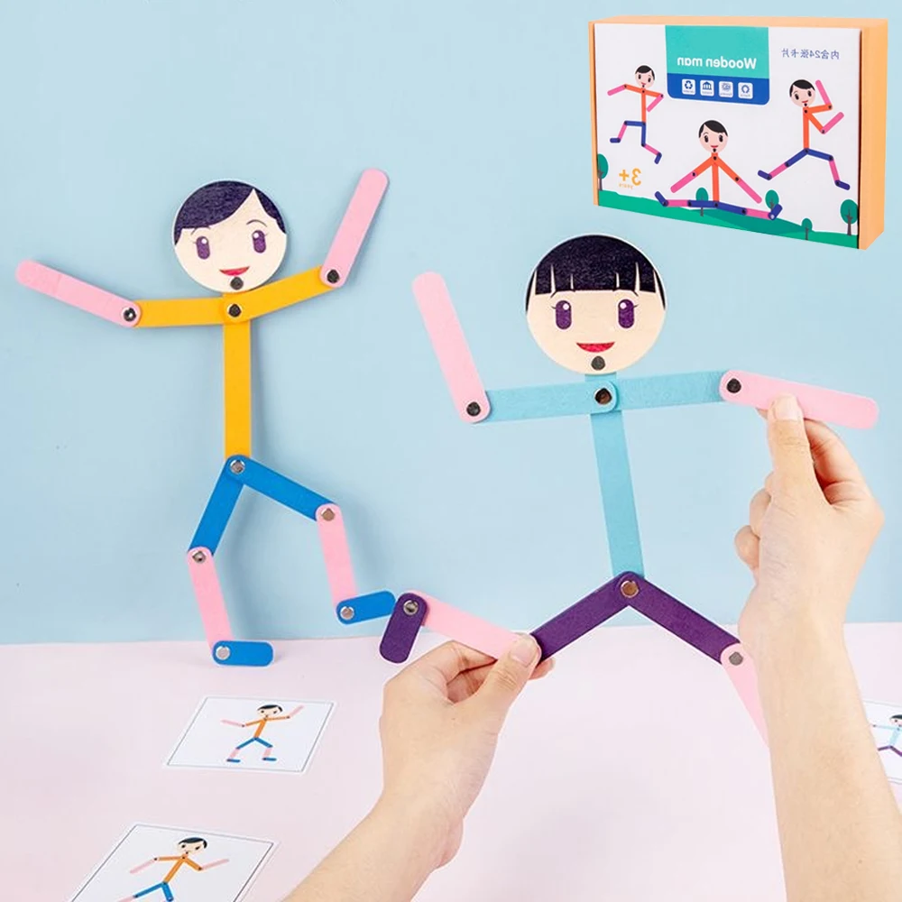 Board Game Recommendation - Sport Wooden Man Material DIY Puzzle