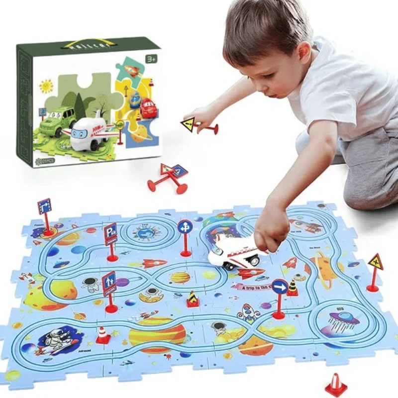 Children's Educational Puzzle  - Board Game Race Track 评论和价格