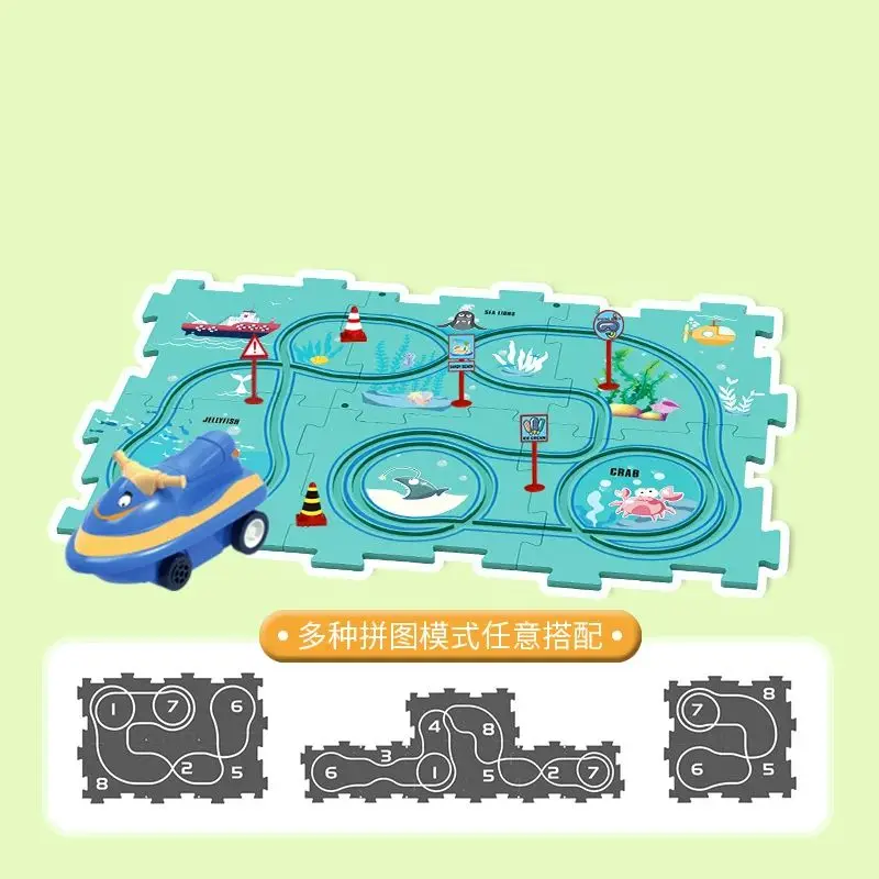 Children's Educational Puzzle  - Board Game Race Track 评论和价格