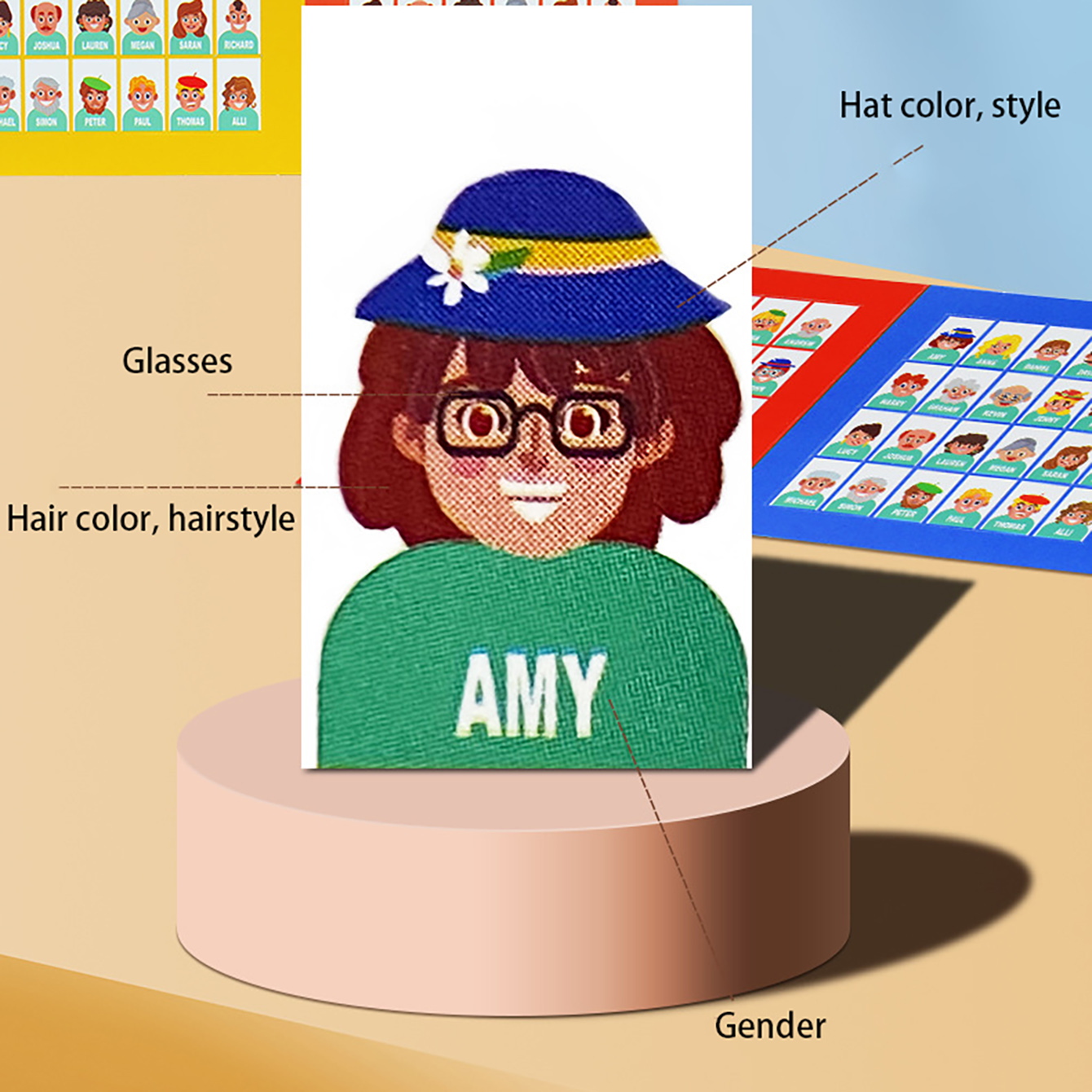 Family Guessing Board Game Who - Board Game Who Is It 评论和价格