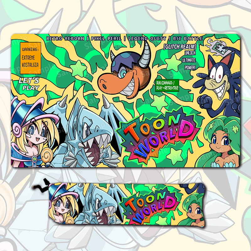 Yu-Gi-Oh! 600x350mm Toon Dark  - Board Game Yugioh 评论和价格