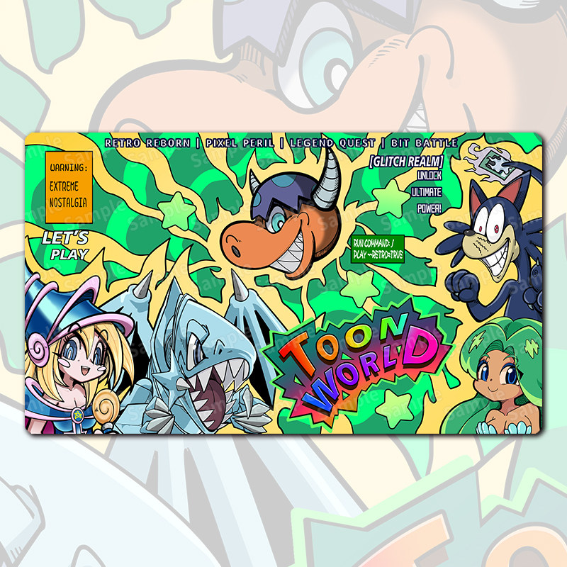Yu-Gi-Oh! 600x350mm Toon Dark  - Board Game Yugioh 评论和价格