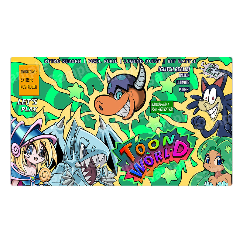 Yu-Gi-Oh! 600x350mm Toon Dark  - Board Game Yugioh 评论和价格