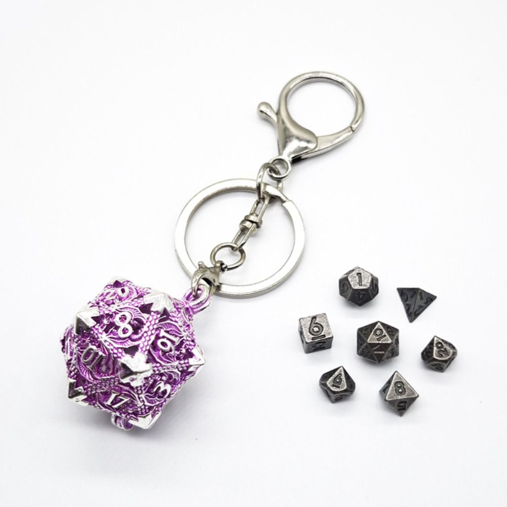 1 Set 20-sided Hollow Metal Di - Board Game Io 评论和价格