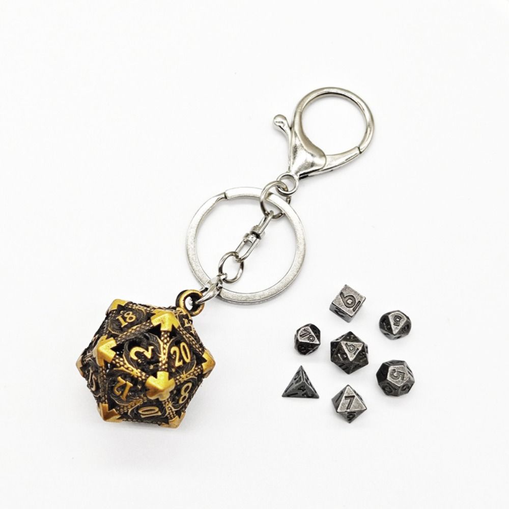 1 Set 20-sided Hollow Metal Di - Board Game Io 评论和价格