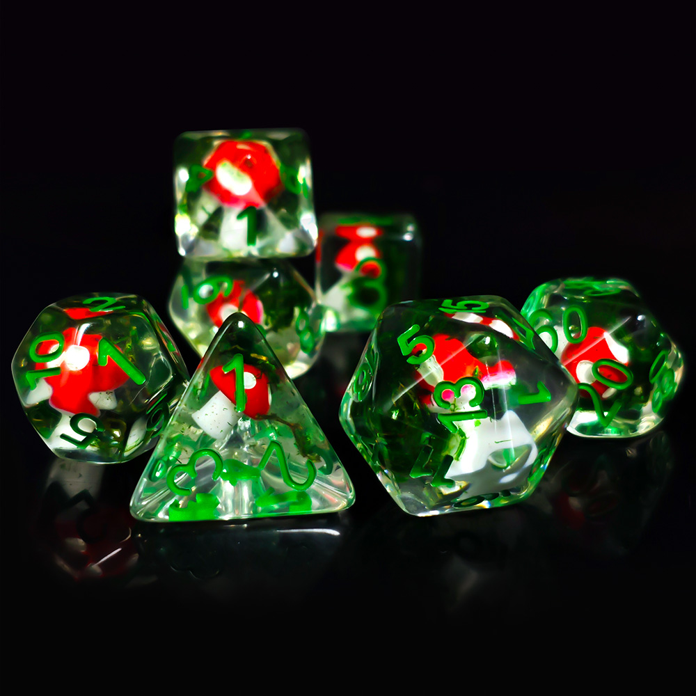 7Pcs/Set DND Dice Transparent  - Dice Set Polyhedral 评论和价格