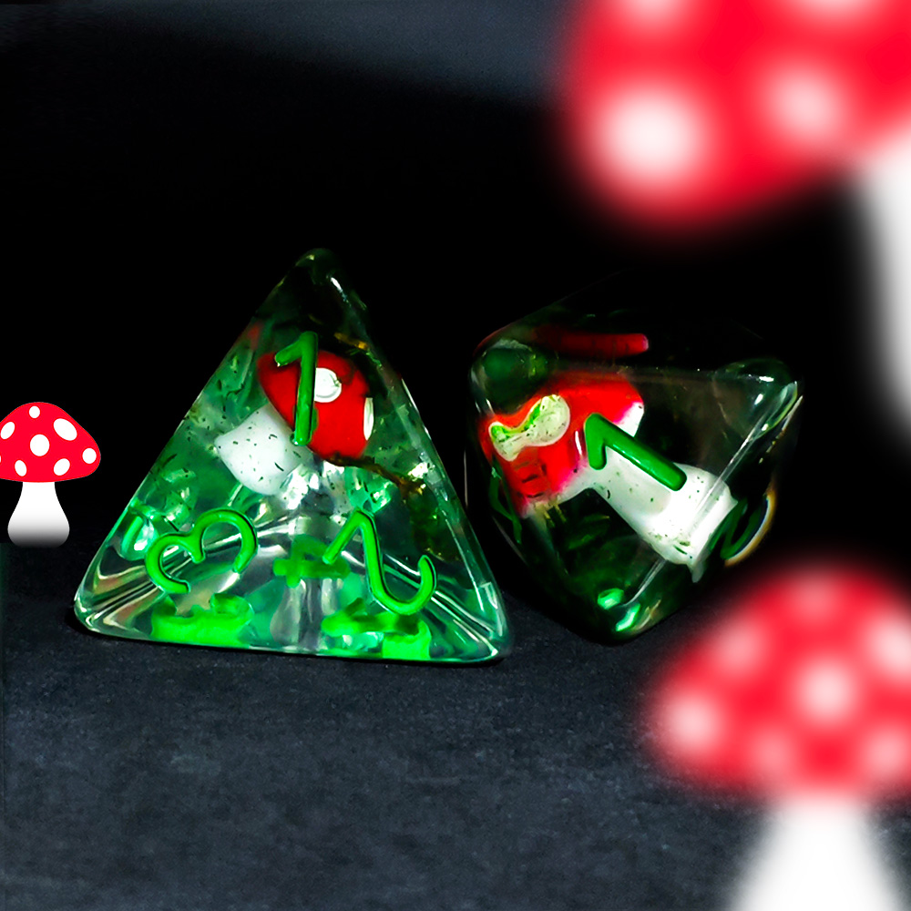 7Pcs/Set DND Dice Transparent  - Dice Set Polyhedral 评论和价格