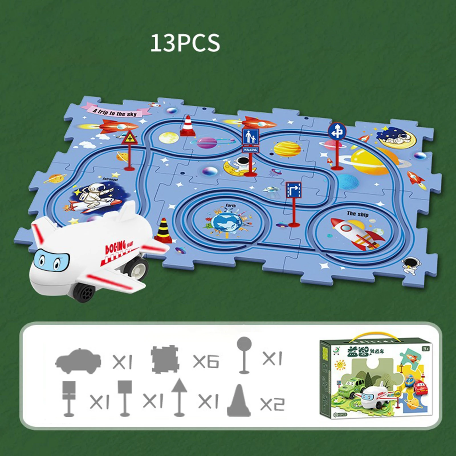 Montessori Kids Electric Rail  - Board Game Race Track 评论和价格
