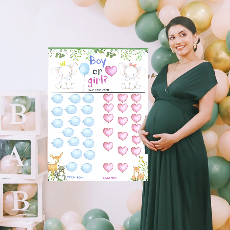 1sets Gender Reveal Game Votin - Board Game Or Boardgame 评论和价格