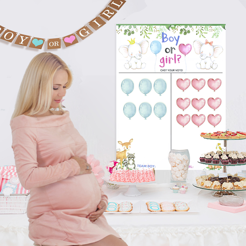 1sets Gender Reveal Game Votin - Board Game Or Boardgame 评论和价格