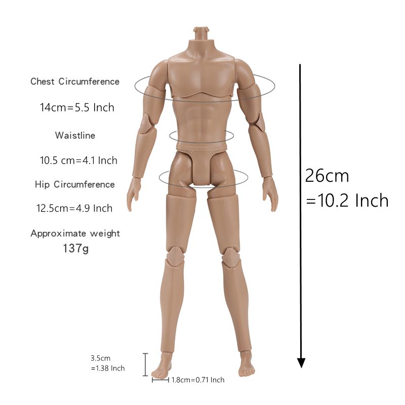 22 Joints Movable Body For Dol - Board Game Who Is It 评论和价格