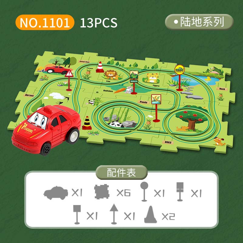 Montessori Electric Rail Car R - Board Game Race Track 评论和价格