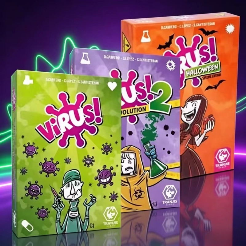 Family Strategy Card Game Set  - Board Game Virus 评论和价格