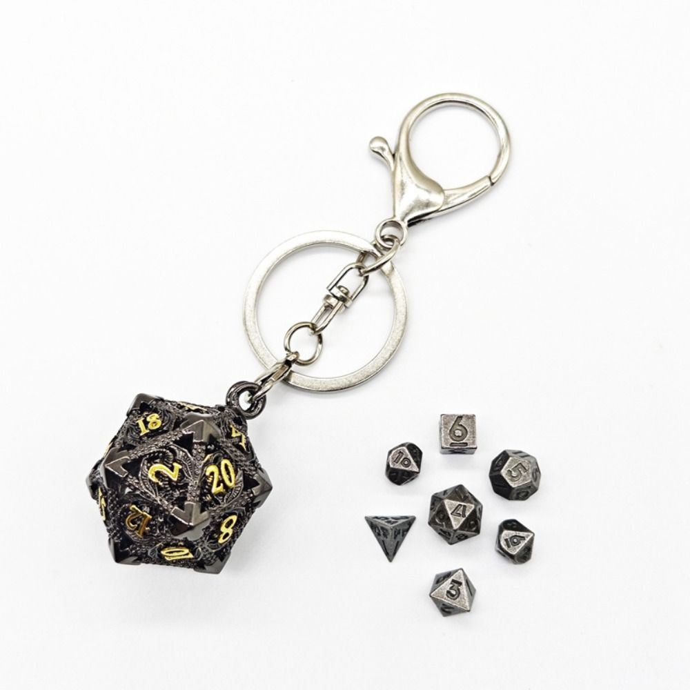 1 Set 20-sided Hollow Metal Di - Board Game Io 评论和价格