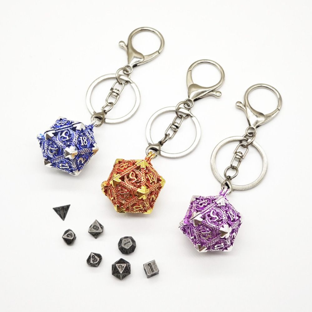 1 Set 20-sided Hollow Metal Di - Board Game Io 评论和价格