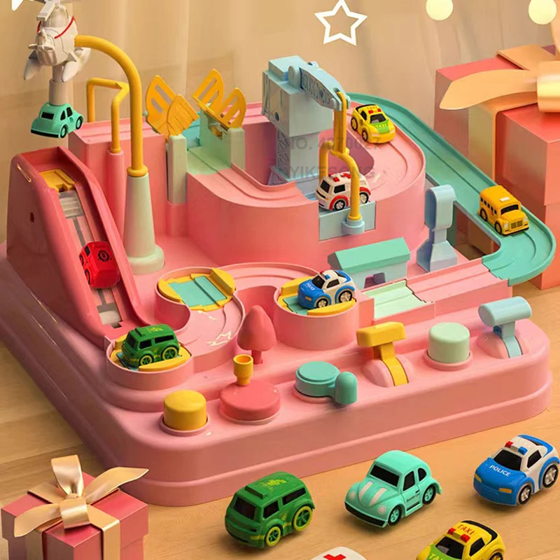 Hot Racing Rail Car Tracks Toy - Board Game Race Track 评论和价格