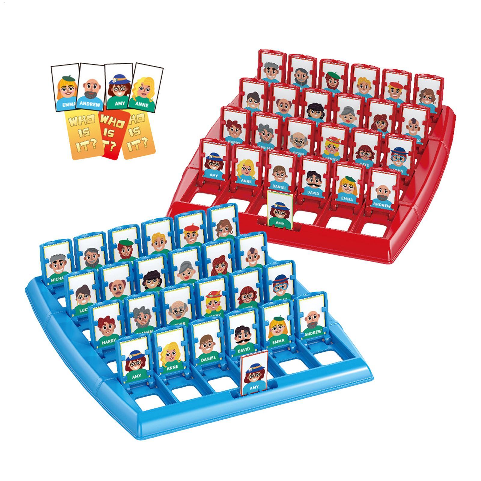 min size Guess who I am board  - Board Game Who Is It 评论和价格
