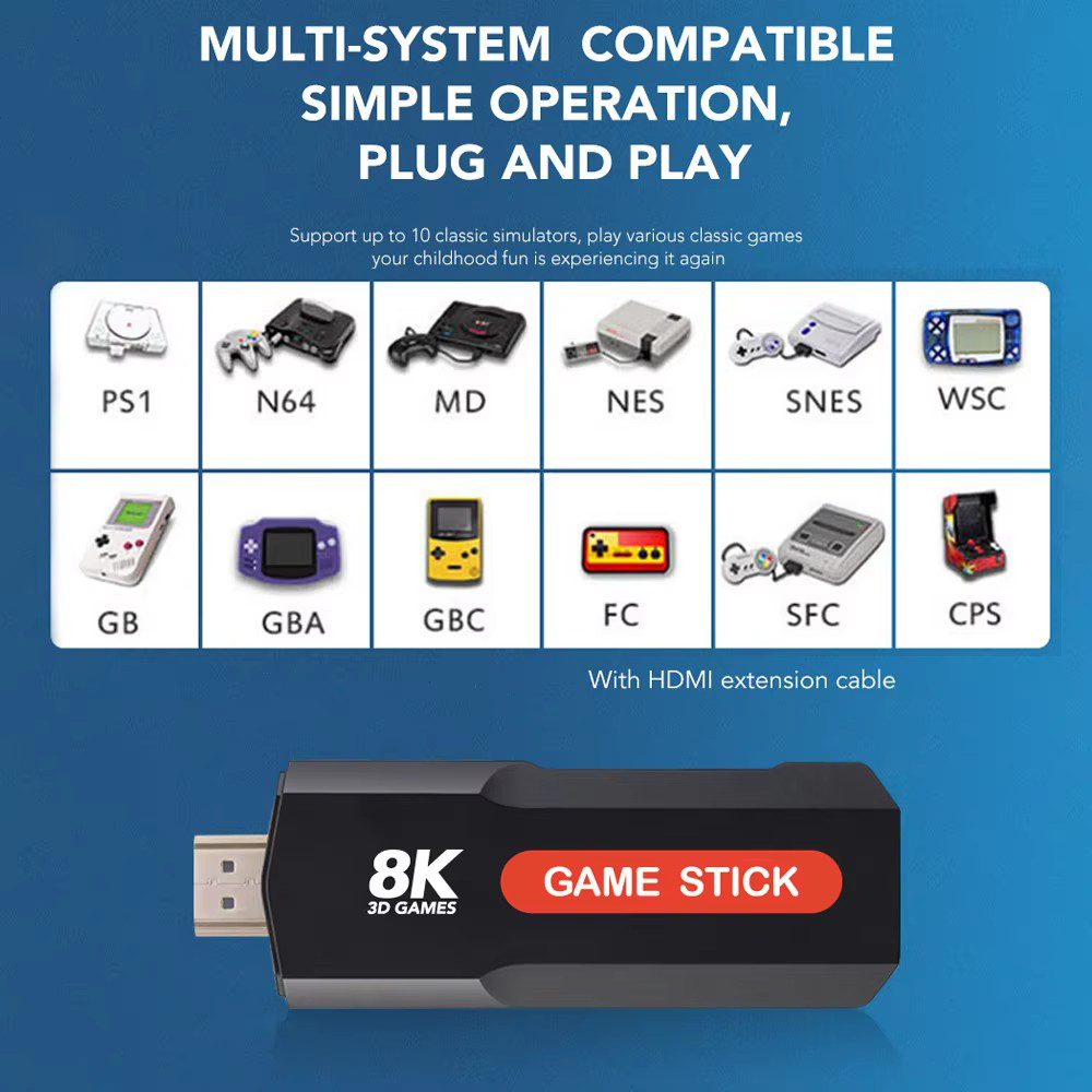 X2 Game Stick HD 4K 8K 3D Cons - Board Game Steam 评论和价格