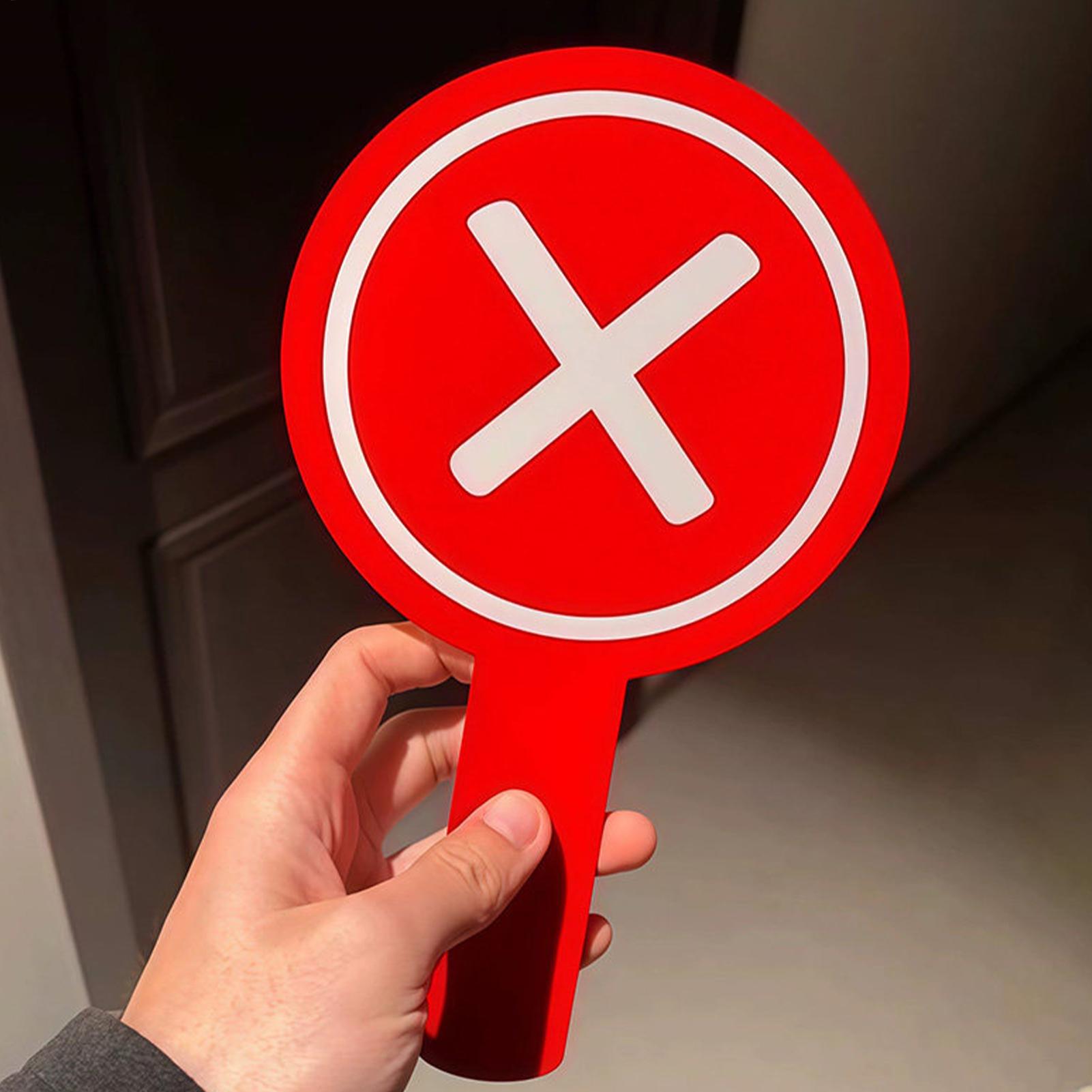 Voting Paddles Double-sided Re - Board Game Who Is It 评论和价格